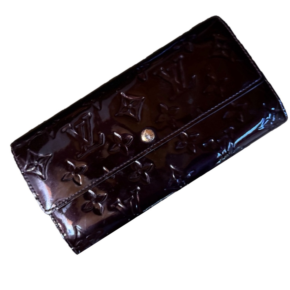 ๐Louis Vuitton LV Amarante Vernis Patent Leather Summit Dr & Matching Wallet ๐ - Picture 12 of 17